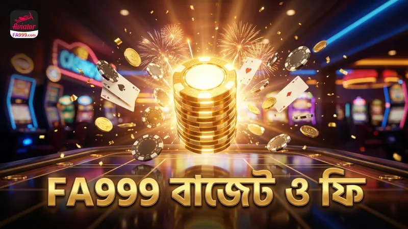 FA999-তে বাজেট এবং ফি সম্পর্কিত তথ্য উপস্থাপন