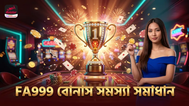 FA999 এর লাইভ বোনাস রাউন্ডে সাধারণ সমস্যা ও সমাধান।