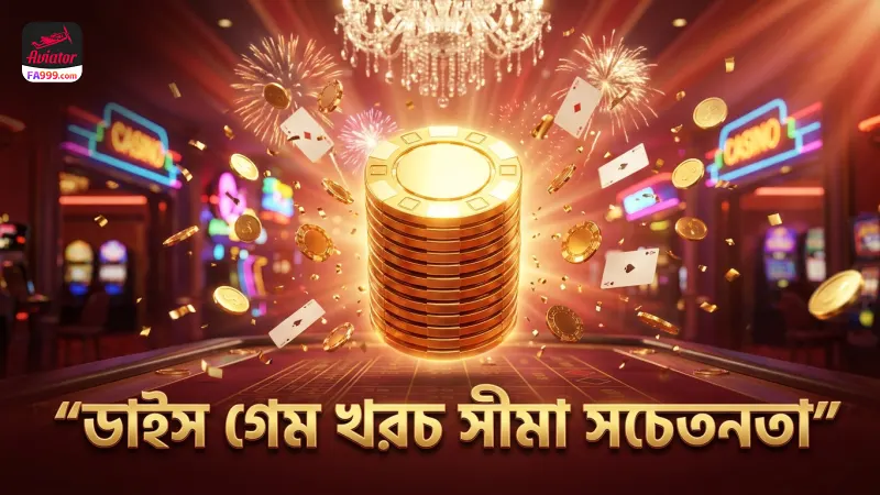 ডাইস গেমে খরচ ও সীমা সম্পর্কে সচেতনতা।