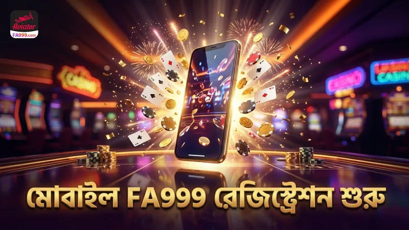মোবাইল থেকে FA999 রেজিস্ট্রেশন শুরু করার প্রস্তুতি