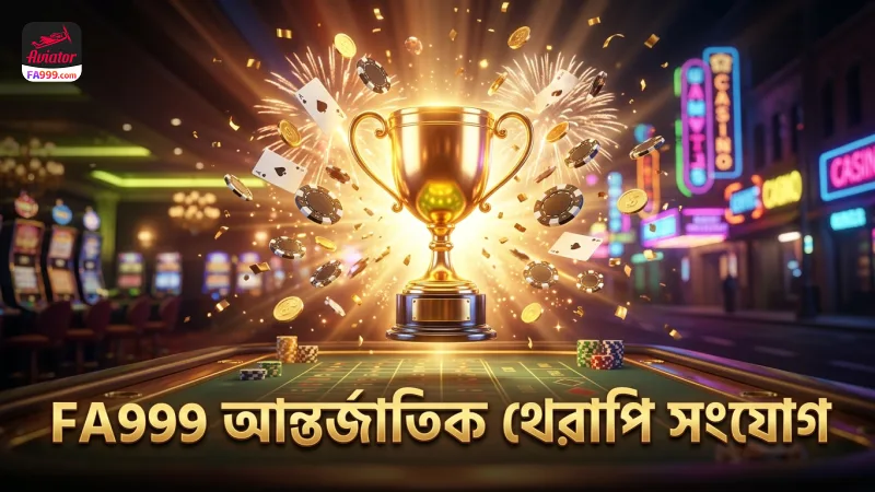 আন্তর্জাতিক গ্যাম্বলিং থেরাপি সংস্থার সঙ্গে FA999 এর সংযোগ