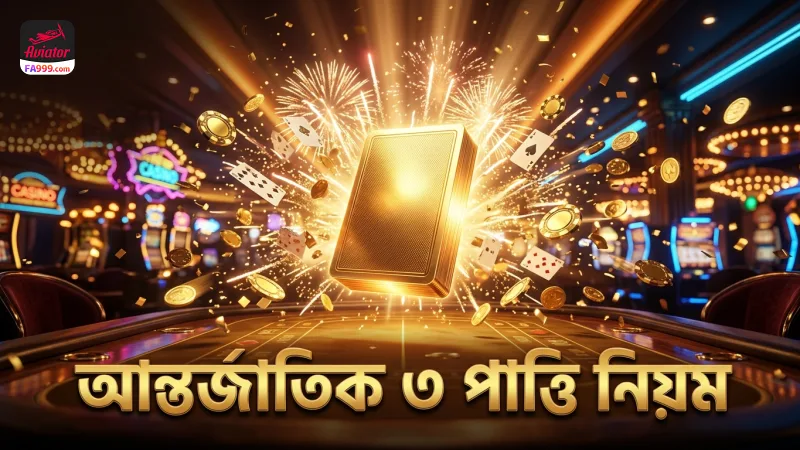 ৩ পাত্তির র্যাঙ্কিং নিয়ম আন্তর্জাতিক মান অনুসারে ব্যাখ্যা করে।