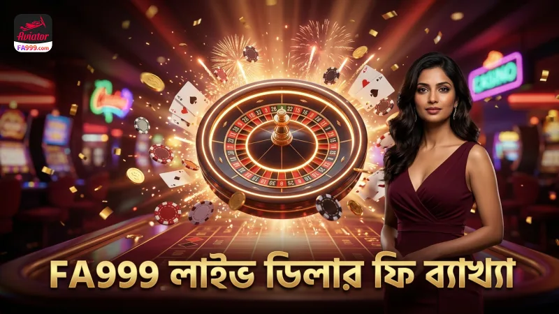 লাইভ ডিলারের বিরুদ্ধে খেলার সময় ফি ও ঝুঁকি বুঝতে সহায়তা করে FA999।