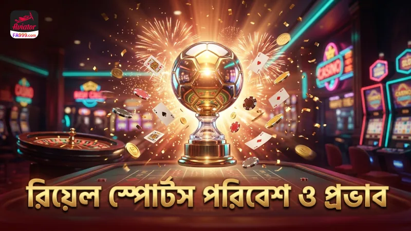 রিয়েল স্পোর্টসে খেলার পরিবেশ বাজির ফলাফলে প্রভাব ফেলে।