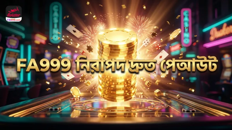 FA999 প্ল্যাটফর্মে নিরাপদ ও দ্রুত পেআউটের নিশ্চয়তা।